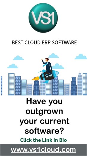 Outgrown your current Software #VS1Cloud #Accounting Software #CloudERP #InventoryControl