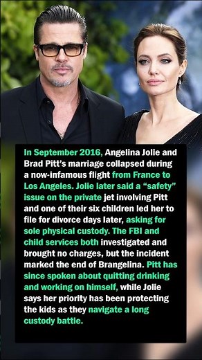 Angelina Jolie & Brad Pitt’s Plane Fight That Ended Brangelina