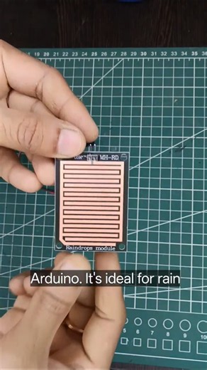 Rain Sensor Module Explained in 16 Seconds | Arduino DIY Project #shorts #arduino #diy