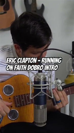 Eric Clapton - running on faith dobro intro #ericclapton #bluescommunity #bluesmusician #dobro