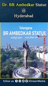 Dr BR Ambedkar Statue Drone Visuals ! #brambedkar #ambedkar #ambedkarstatue #ambedkarstatuehyderabad #telangana #telanganasecretariat #kcr #brs #idreamnews #idreammedia | IDream Media