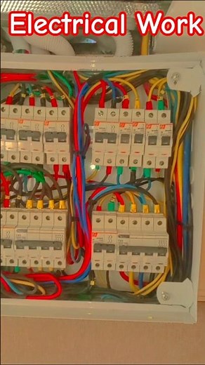 MCB Connection | DB MCB Wiring ▶️ | Electrical Work #mcb #shorts #wiring