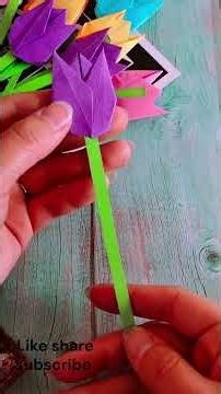 How to Make a 3D Paper Flower Card | Easy Handmade Greeting Card#craftchannel #trending