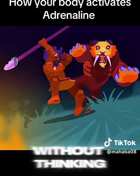 How your body activates adrenaline #philosophy #science #adrenaline #education #fyp