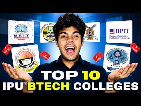 Top 10 IPU BTech Colleges in Delhi | CSE at low rank
