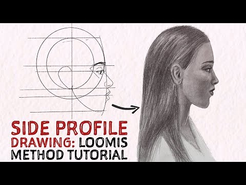 Side Profile Portrait Drawing Tutorial with the Loomis Method