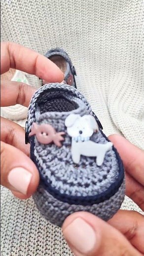 Crocs de Crochê Para Bebês #sapatinhodebebe #tutorialdecrochê#handmade #crochet #artesanato #croche