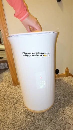 The towel warmer has become a nightly luxury for all of us 🫣😍 @QVC, Inc #towelwarmer #athomespa #warmth #luxury
