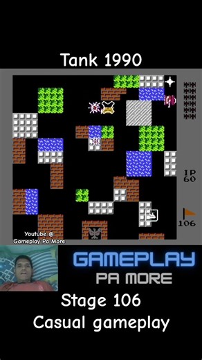 Tank 1990 stage 106 casual gameplay #retrogaming #retrogames #CasualGaming