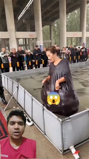 .Swimming Pool Challenge 😱💦 Mom Became Super Chubby After Catching 200 Fish! 😂🐟