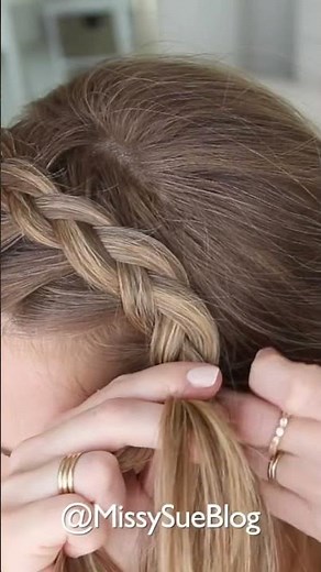 ✨ Dutch Headband Braid ✨ Chic + effortless! #DutchBraid #HeadbandBraid #HairTutorial #BraidedStyles