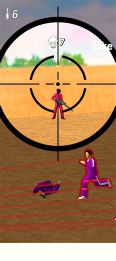 😱🔫 Squid Game 🎯 Head Shot K Sniper Challenge 3D Gameplay