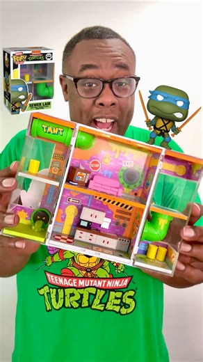 Andre "Black Nerd" on Instagram: "A Bitty Home for Tiny Turtles! Teenage Mutant Ninja Turtles Sewer Lair Funko Bitty POP! Box now at FUNKO.COM turns the TMNT 80s/90s cartoon sewers into the perfect place to display Funko Bitty POP! figures. Leonardo & Michelangelo included, but there’s always room for more! Also available wherever @originalfunko is sold. @tmnt #sponsored #funko #funkopop #bittypop #funkopopvinyl #tmnt #ninjaturtles #teenagemutantninjaturtles #nostalgia #80s #90s #collectibles #c