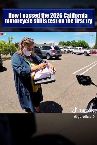 How I passed the 2026 California motorcycle skills test on the first try #dmv #dmvtest #drivingtest #MotorcycleTest #MotorcycleSkillsTest #DMVPractice #MotorcycleLicense #DrivingTestTips #RidingSkills #PassYourTest #DMVGuide #USA #driverslicense #motorcycle #bikers #usa