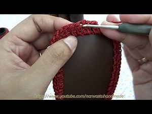 Tutorial Merajut Tas Dengan Alas Instan/Jadi