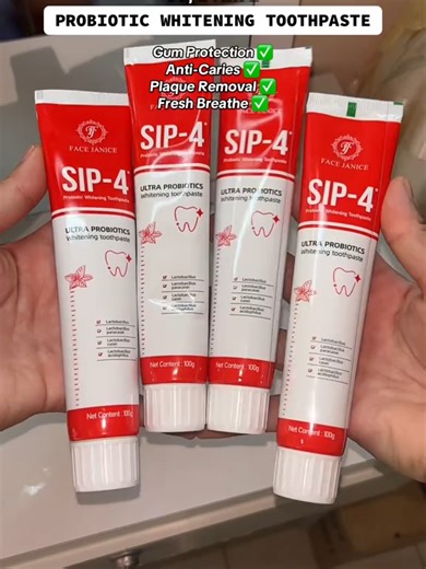Fight Cavities and Plaque with SIP! 🦷💥#toothpaste #whiteningtoothpaste #probiotictoothpaste #sip4 #frp YG