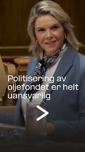 Å bruke oljefondet som et politisk verktøy for å gjennomføre symbolpolitikk og egne kjepphester, er helt uansvarlig. Derfor krever Fremskrittspartiet en tydelig garanti fra finansministeren om at folkets sparepenger ikke blir en del av budsjettforhandlinger med kaoskameratene i SV, Rødt og MDG 🍎 | Fremskrittspartiet