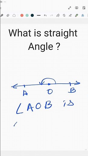 What is a straight Angle?