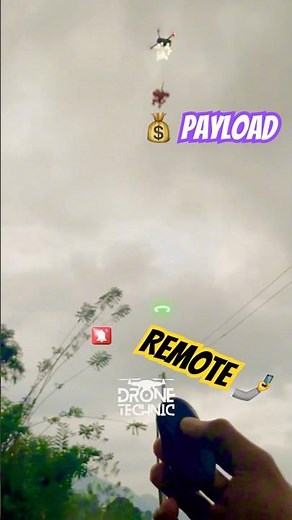 RC Airdrop Drone Dropping System Test with Payload