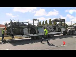 Bus Fire in Perth