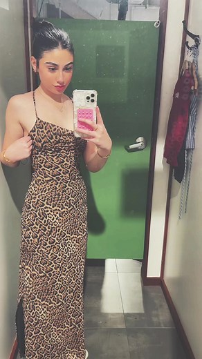 Glamour Cheetah Print Dress for Stylish Girls