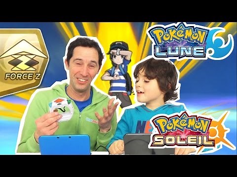 POKEMON SOLEIL & LUNE sur NINTENDO 3DS - On joue avec le BRACELET Z ! 🎮