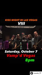 KISS Night in Las Vegas KISS NIGHT IN LAS VEGAS VIII Count's Vamp'd | Count's 77