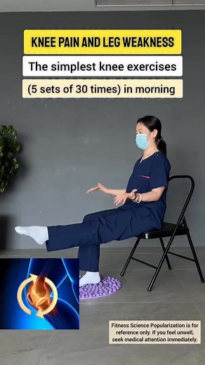 1.2K views · 3K reactions | Simple knee exercises, do 100 daily—like cheering for your knees! Share with your elders quickly. #fitness #workoutmotivation #workout #dailyworkout #plank | Per Choi | Facebook