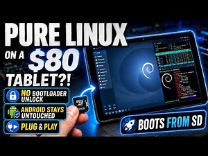 I Reverse-Engineered an $80 Tablet to Run Pure Linux from an SD Card