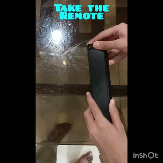 How to the open back cover of Panasonic TV Remote #panasonictvs #shorts