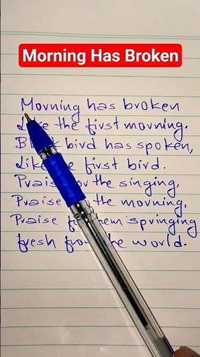 Morning Has Broken Lyrics - Cat Stevens #lyricvideo #singandlearn #catstevens #englishsongs #lyrics