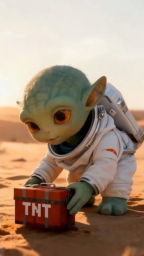 Baby Alien Sets Off a Huge Explosion!