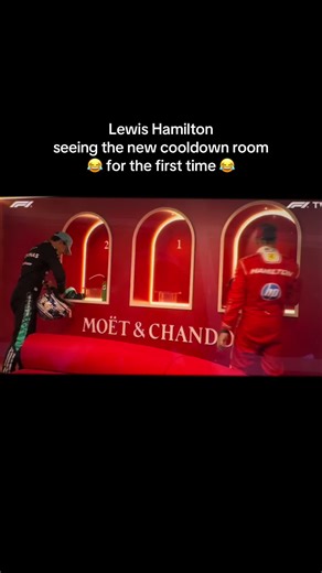 Lewis Hamilton Discovers the Cooldown Room