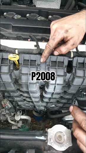How to fix code p2008 on this style of intake manifold