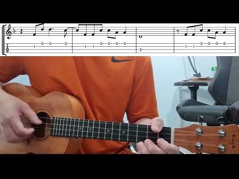Yellow (Coldplay) - Easy Beginner Ukulele Tab With Playthrough Tutorial Lesson