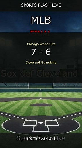 Chicago White Sox vs Cleveland Guardians 7-6 Highlights 🔥 #MLB #Shorts