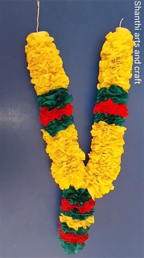 How to Make Garland with Cloth #shorts #clothgarland #diygarland #youtubeshorts #viralshorts