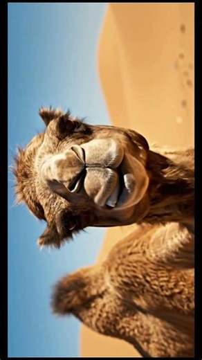 Talking Camel?! 🐪 This Camel Sounds Like It’s Talking! #shorts #animals #short