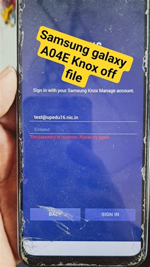 samsung galaxy A042E ! Samsung A04E Knox off file! samsung Frp error fixx #samsungfrp