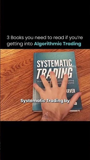 3 Books You Need To Read If You're Going Into Algorithmic Trading 👀