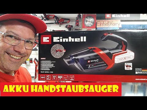 Einhell Cordless Handheld Vacuum Cleaner TE-HV 18/06 Li powerXchange @FrüchtlHarry @Einhell_DACH