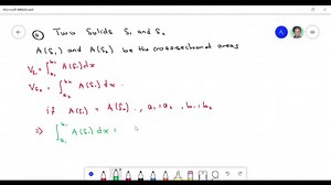 (a) Cavalieri's Principle states that if a family of...
