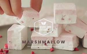 一次看个够的全韩最会烘焙的女孩【Cokking tree】油管合集“草莓棉花糖食谱” 搬运持续更新哦～
