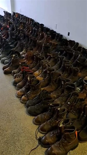 Red Wing Shoe Store on Instagram: "First annual boot drive ✅✅ Exactly 102 boots collected for @workinggear thanks Vancouver for being awesome!! 🩵💙💜"