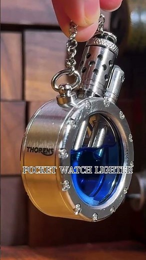 Vintage Brass Steampunk Lighter | Pocket Watch Design & Windproof Top