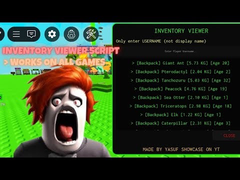[OP] INVENTORY VIEWER | WORKS UNIVERSAL GAME | ROBLOX SCRIPT SHOWCASE 2025
