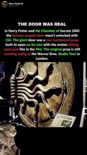 Harry Potter’s Serpent Door Was Real—Not CGI
