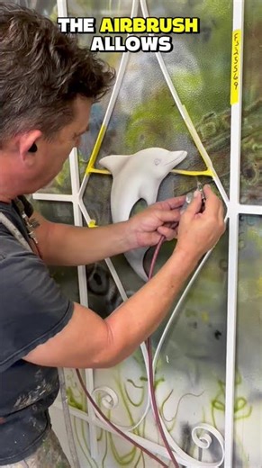 Narrated Paint booth #aluminumproducts#screendoor #airbrush #artwork