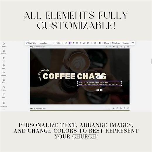 Pre-service Church Slides, Earthy - Etsy