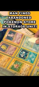 A man found an abandoned Pokemon card store #Pokémon #pokemon #pokemoncards | Leonhart